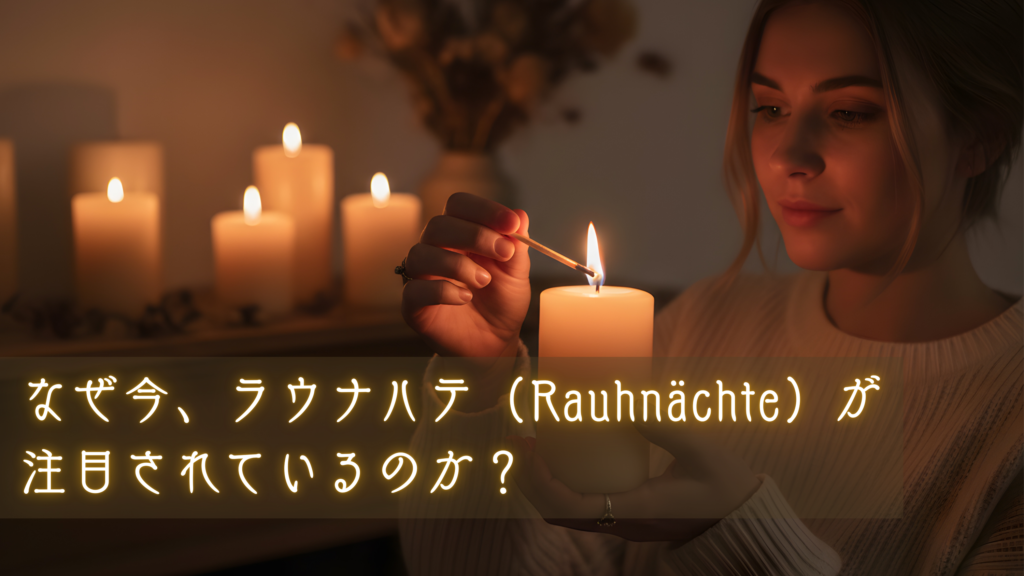なぜ今、ラウナハテ(Rauhnächte)が注目されているのか?