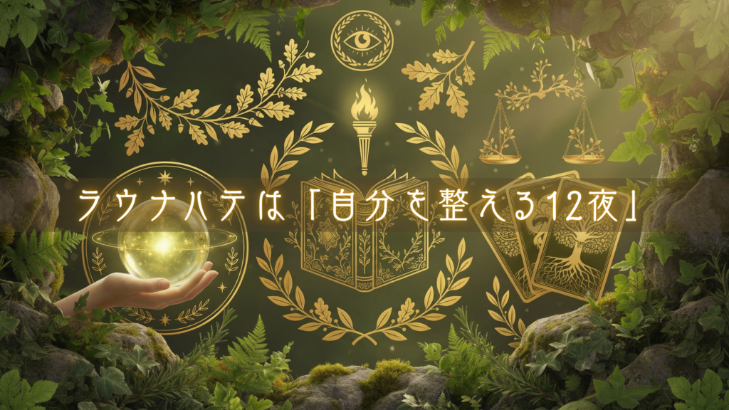 まとめ|ラウナハテは「自分を整える12夜」