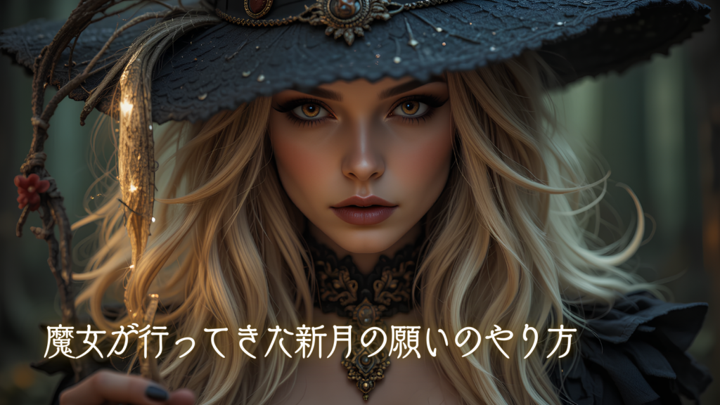魔女が行ってきた新月の願いのやり方
