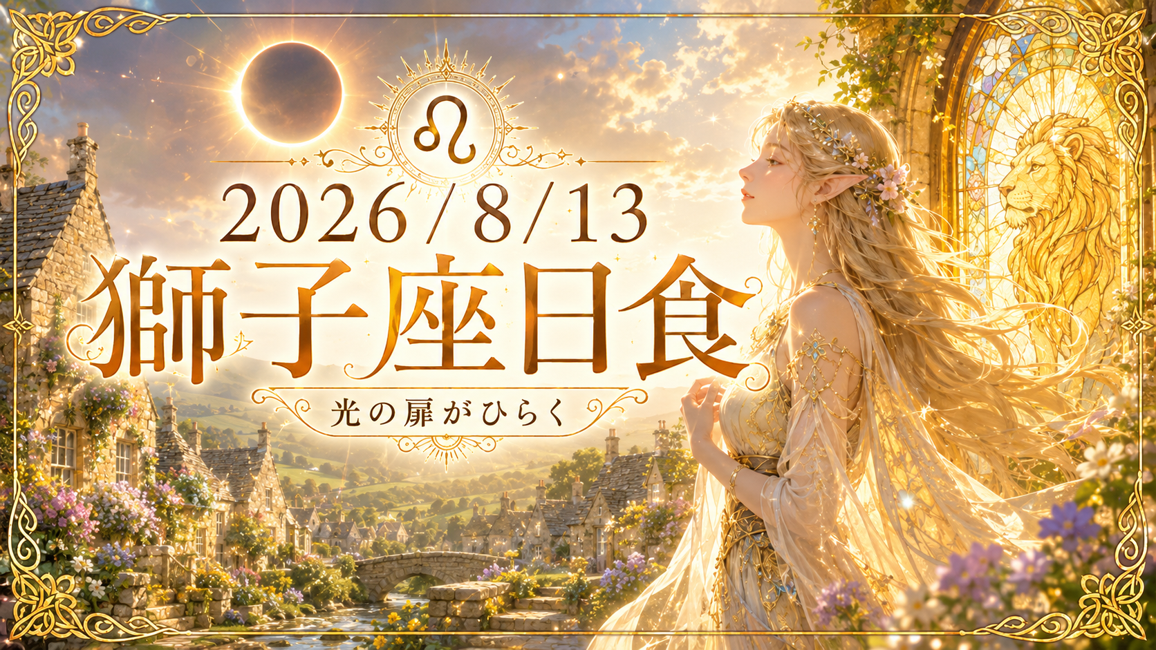 2026/8/13獅子座新月(日食)
